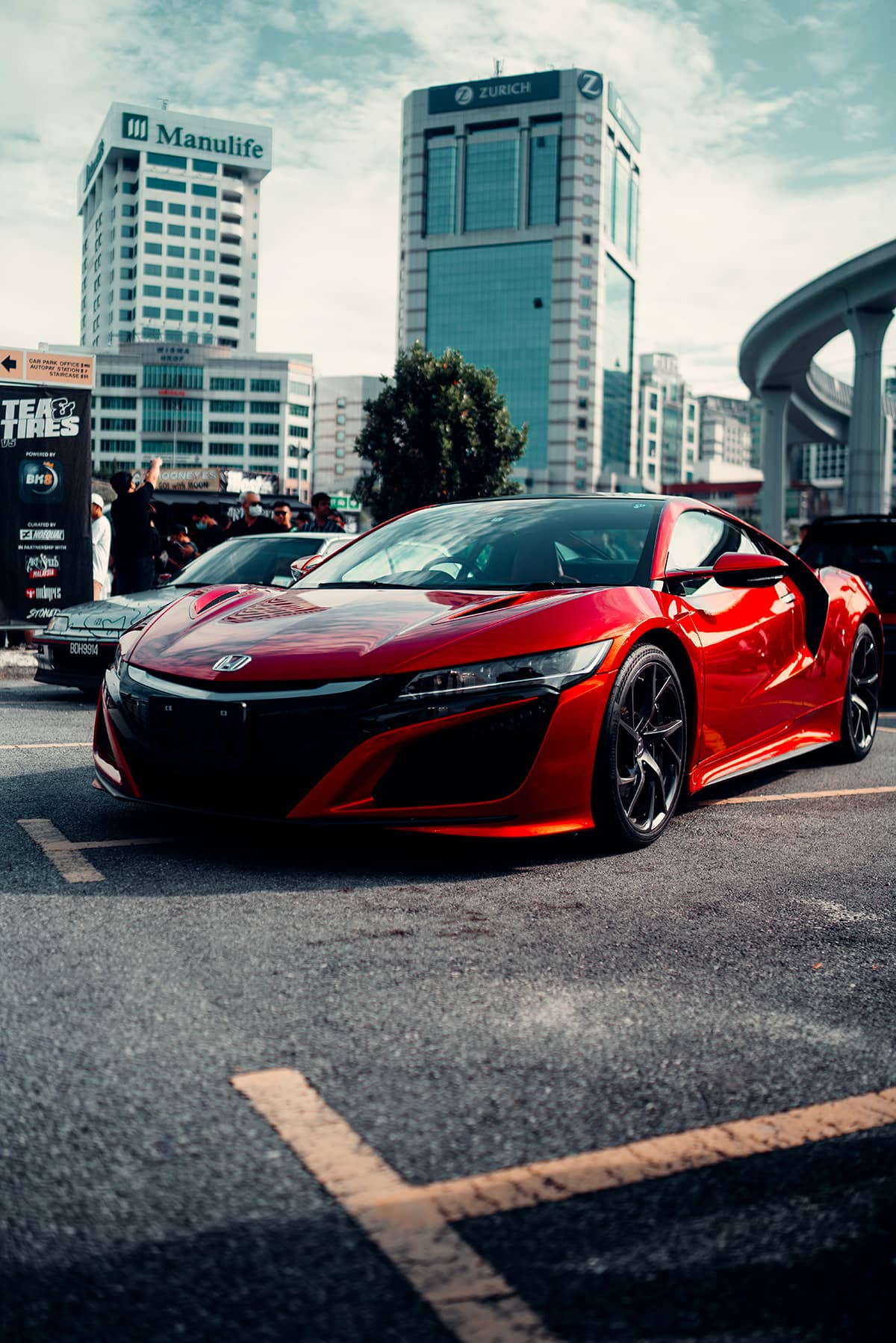 New Generation Honda NSX in red Color