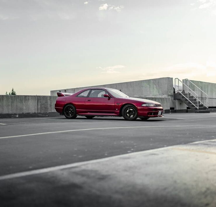 Nissan Skyline GTS-T R33 Coupe in dark red