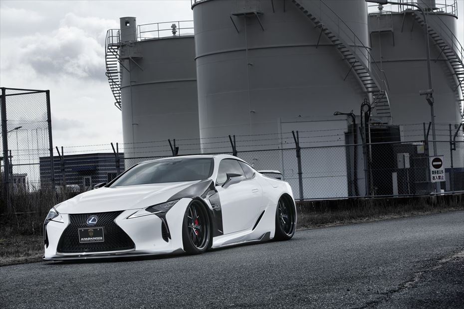 Modified. Lexus LC500h with air suspension