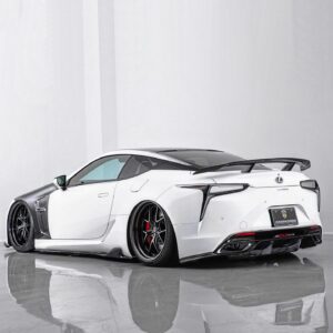 Modified Lexus LC500 With Aimgain Carbon Fiber Body Kit and 22 Inch ...