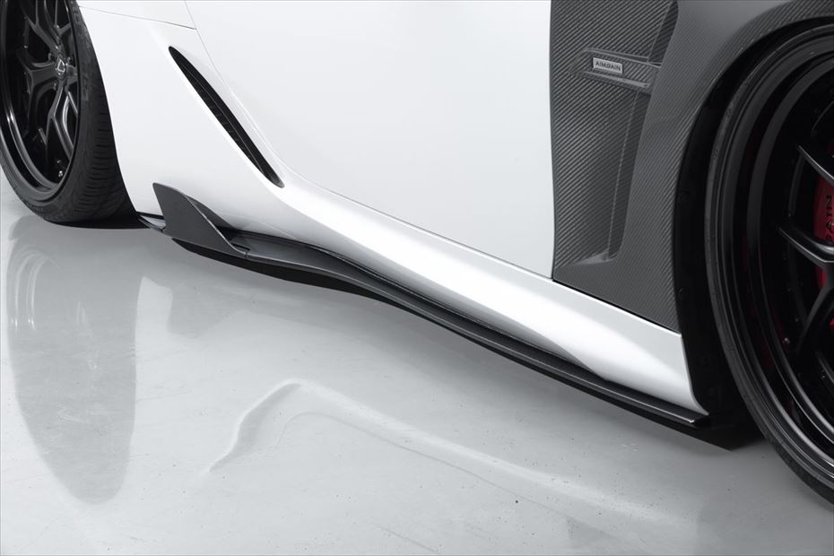 Lexus LC500 Carbon fiber side skirts splitters