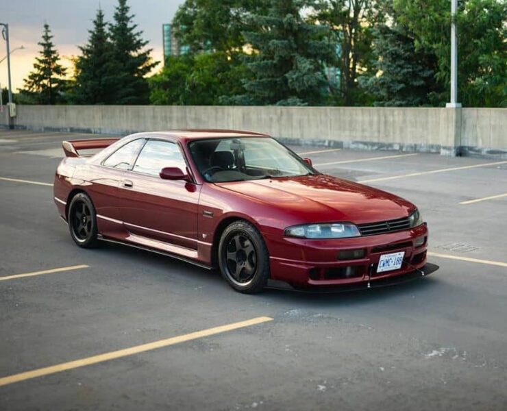 Nissan Skyline GTS-T Coupe R33 On 400R-Style NISMO LM GT1 Wheels