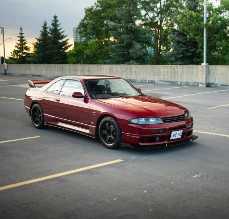 Nissan Skyline GTS-T Coupe R33 On 400R-Style NISMO LM GT1 Wheels