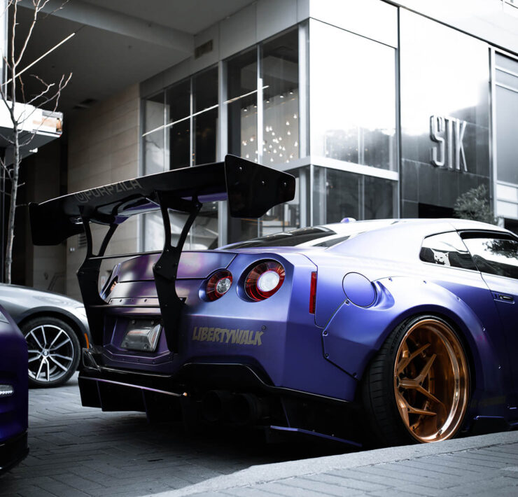 Nissan GT-R R35 track style spoiler