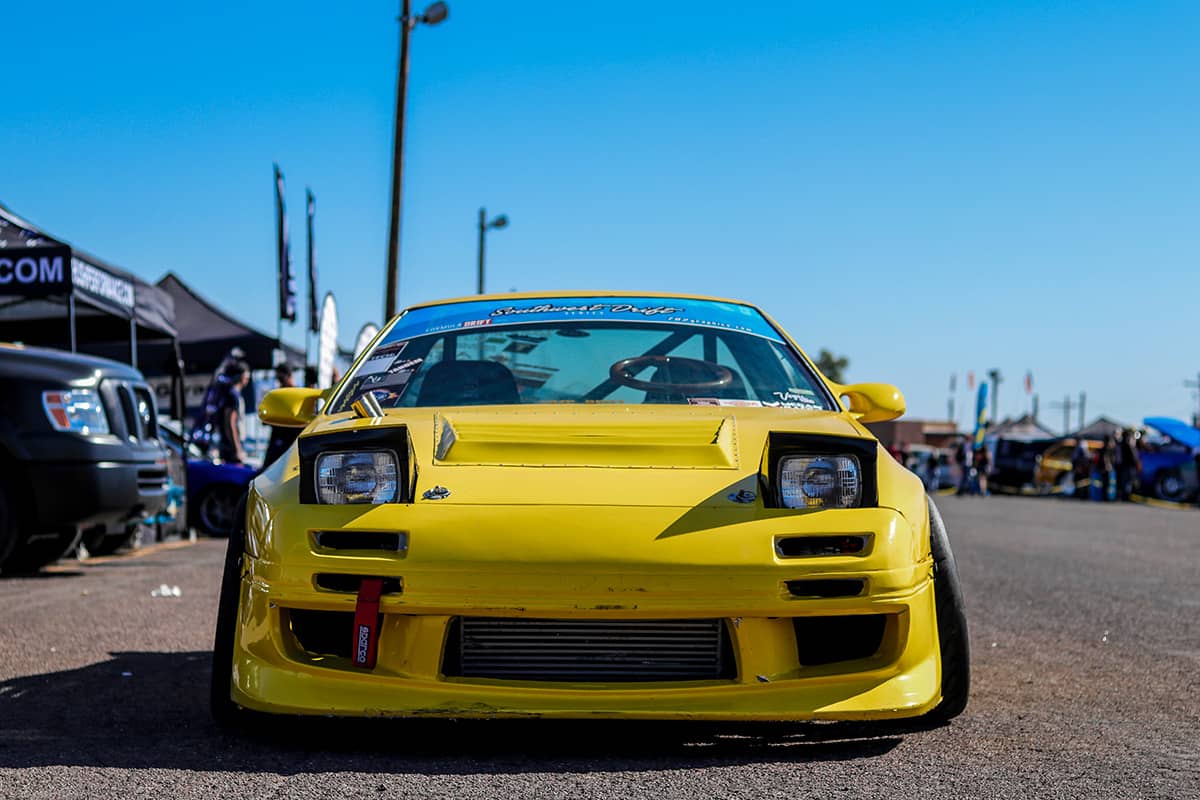 Drift spec Mazda RX7 Yellow