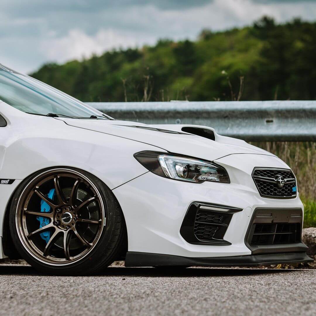 Subaru WRX sti OLM Paint matched hood