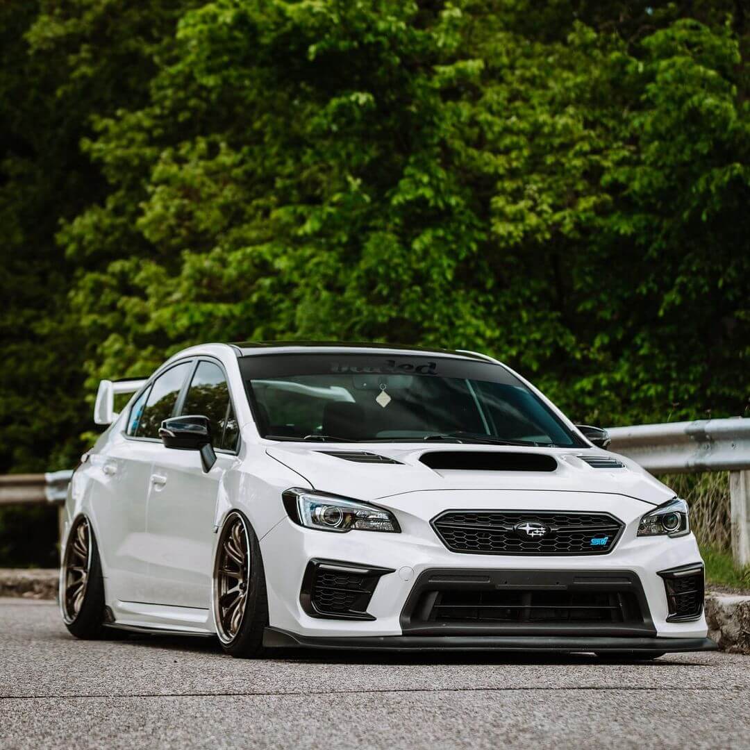 2018 Subaru WRX sti with lowered suspension