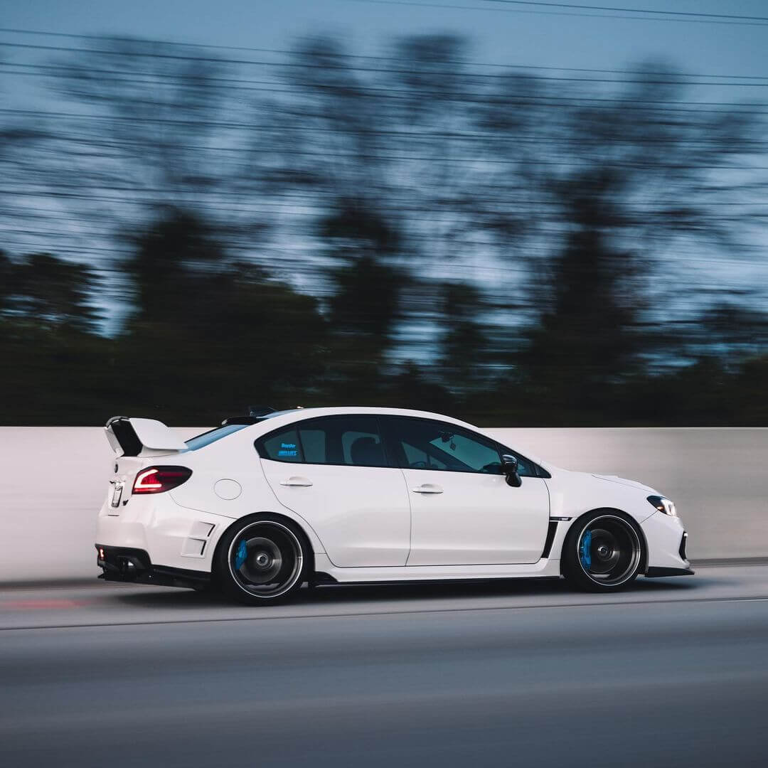 stanced WRX sti