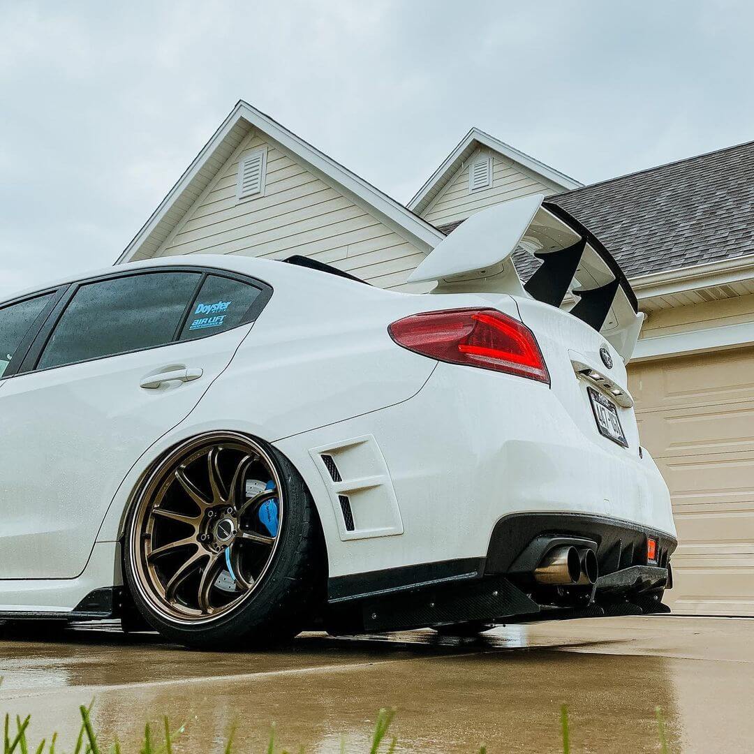 custom subaru sti white