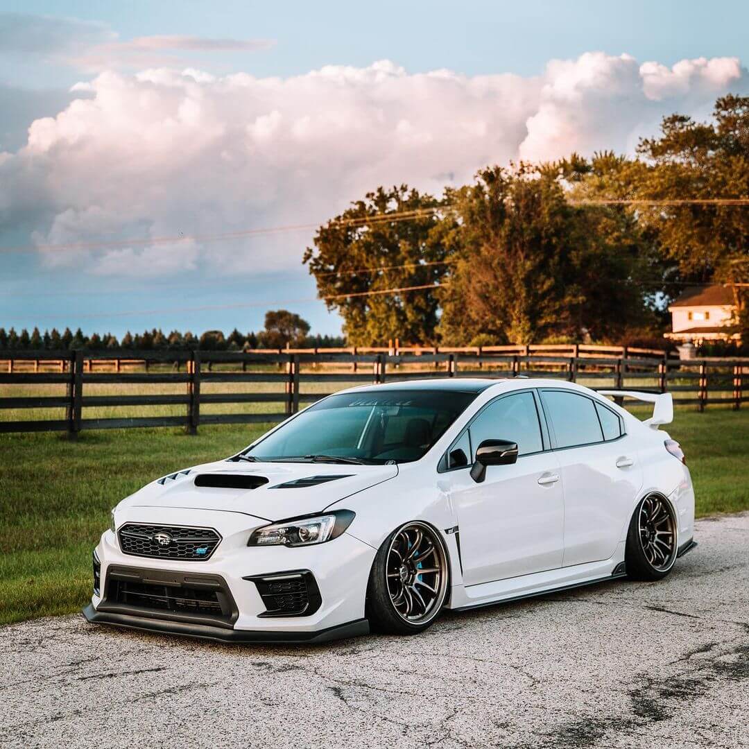 XL CS Style Front Bumper Lip on 2018 WRX STi