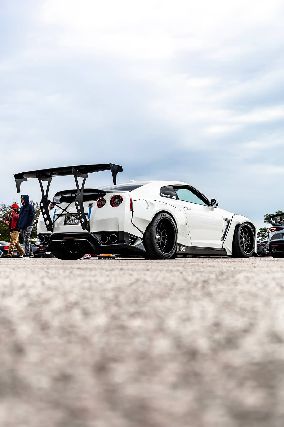 Nissan GT-R R35 modified for Time-attack competitions